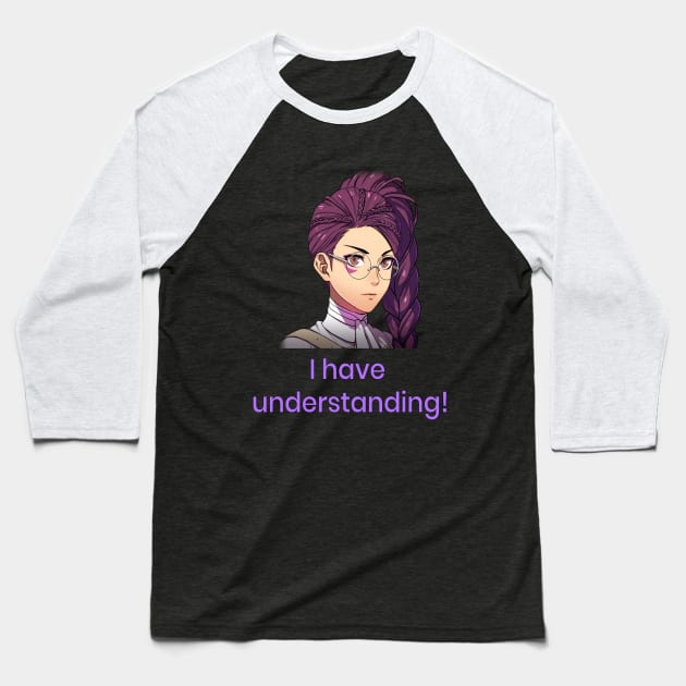 Petra "I have understanding!" Baseball T-Shirt by Ven's Designs